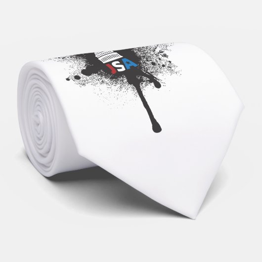 Stropdas met SprayLogo (Opgerold)