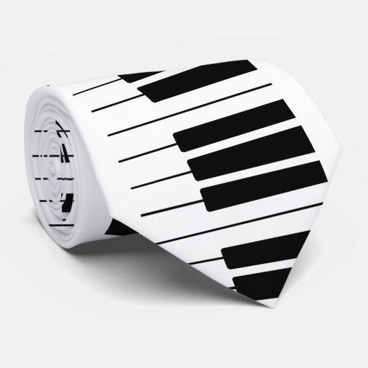 Stropdas met toetsenbordontwerp (Opgerold)