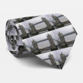 Stropdas met Towerbrug over de rivier de Theems (Opgerold)