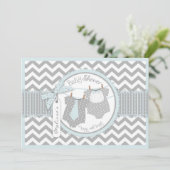 Stropdas met twee dozen Stropdas Chevron Print Bab Kaart (Staand voorkant)