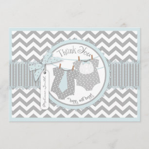 Stropdas met twee dozen Stropdas Chevron print bed Bedankkaart
