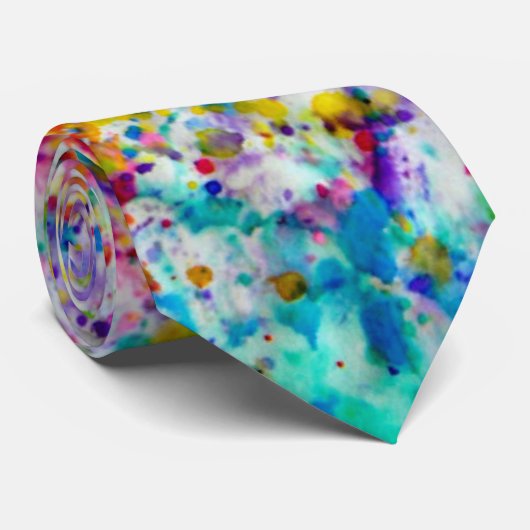 Stropdas met verf (Opgerold)