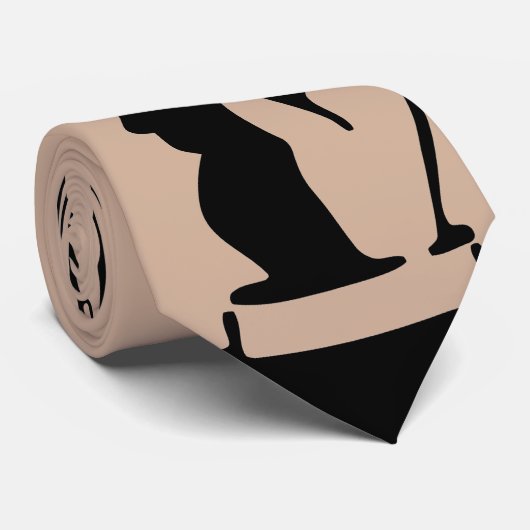 Stropdas met vingeraanwijsvinger (Opgerold)