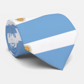 Stropdas met vlag van Argentinië (Opgerold)