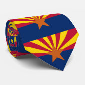 Stropdas met vlag van Arizona, U.S.A. (Opgerold)