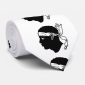 Stropdas met vlag van Corsica, Frankrijk (Opgerold)