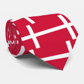 Stropdas met vlag van Denemarken (Opgerold)