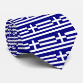 Stropdas met vlag van Griekenland (Opgerold)