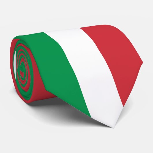 Stropdas met vlag van Italië (Opgerold)