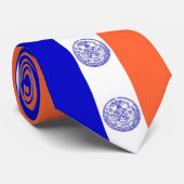 Stropdas met vlag van New York City, VS (Opgerold)