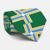 Stropdas met vlag van Portland, Oregon State, Vere (Opgerold)