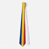 Stropdas met vlag van Roemenië (Voorkant)