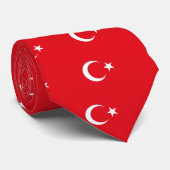 Stropdas met vlag van Turkije (Opgerold)