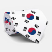 Stropdas met vlag van Zuid-Korea (Opgerold)