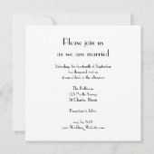 Stropdas met zwarte borst en witte parels kaart (Achterkant)