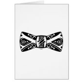 Stropdas met zwarte en witte boog (Voorkant)