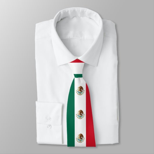 Stropdas Mexicaanse vlag (Gebonden)