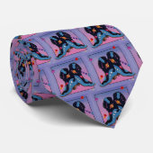 Stropdas - Midnight Cowboy Boots (Opgerold)