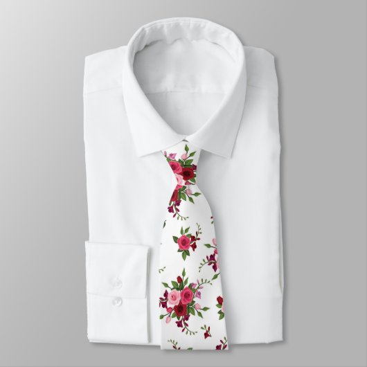 Stropdas mooie Rozen (Gebonden)