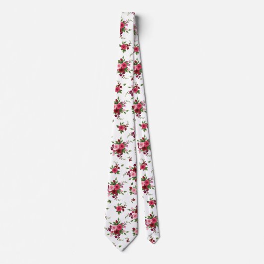 Stropdas mooie Rozen (Voorkant)