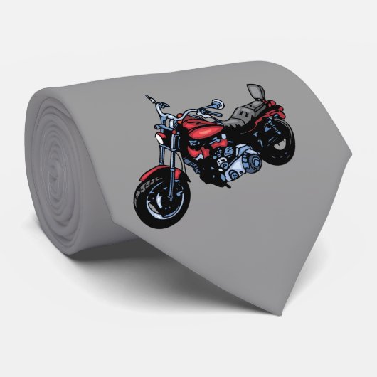 Stropdas motorfiets (Opgerold)