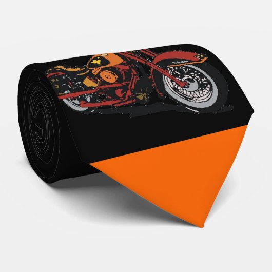 Stropdas motorfiets (Opgerold)