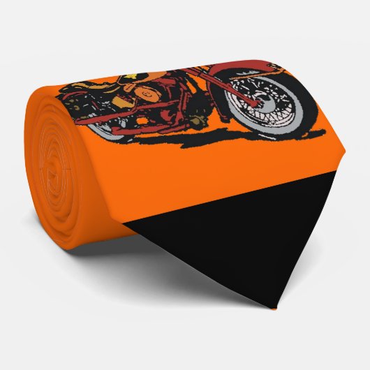 Stropdas motorfiets (Opgerold)
