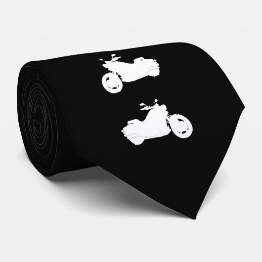 Stropdas motorfiets (Opgerold)