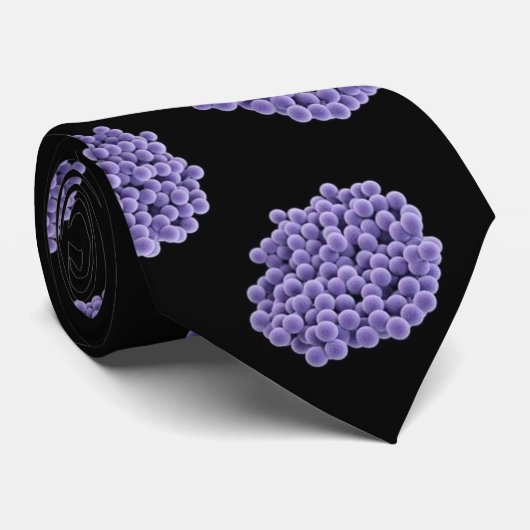 stropdas - MRSA (zwart geschut) (Opgerold)