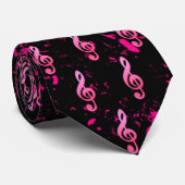 Stropdas Music Note Symbol (Opgerold)