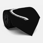 Stropdas Music Piano-toetsenbord (Opgerold)