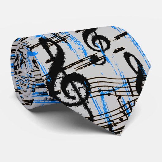 Stropdas Muziekvervagen (Opgerold)