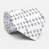 Stropdas-/NASA-vlakke symbolen Stropdas (Opgerold)