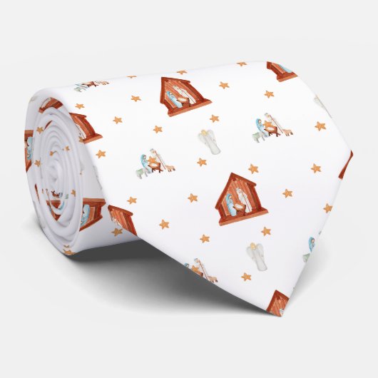 Stropdas Nativiteitspatroon (Opgerold)