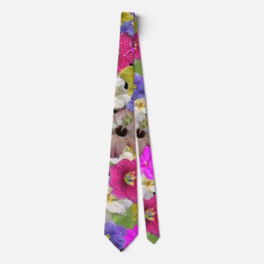 Stropdas natte petalen (Voorkant)