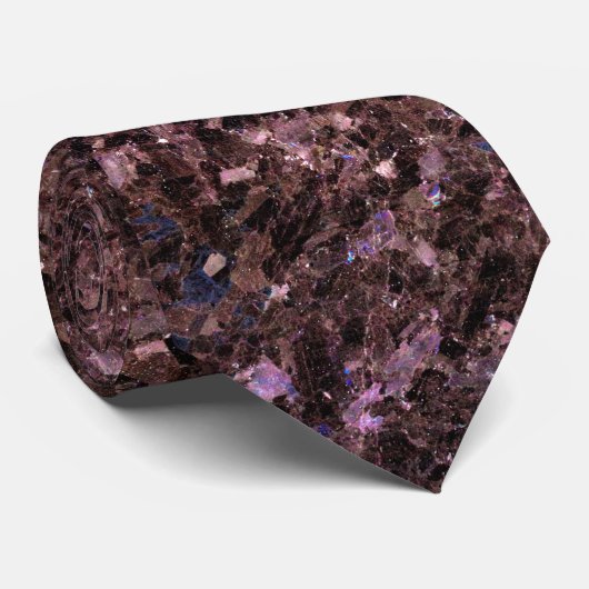 Stropdas natuurlijk steenpatroon (Opgerold)