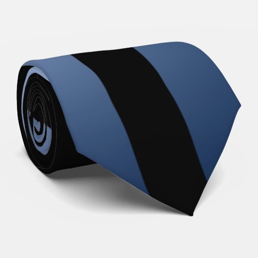 Stropdas, Navy Blue Peace Sign, Pas het ontwerp aa Stropdas (Opgerold)