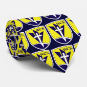 Stropdas Navy Crest Pattern (Opgerold)