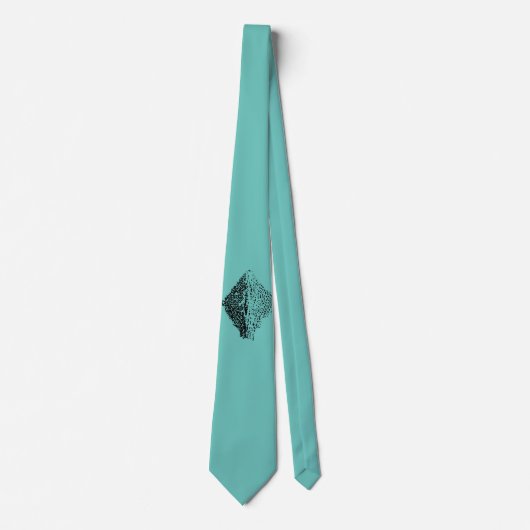 Stropdas Necktie - SCUTE Single Sturgeon (Voorkant)