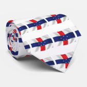 Stropdas Nederlandse Antillen vlag (Opgerold)