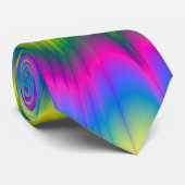 Stropdas Neon Explosie (Opgerold)