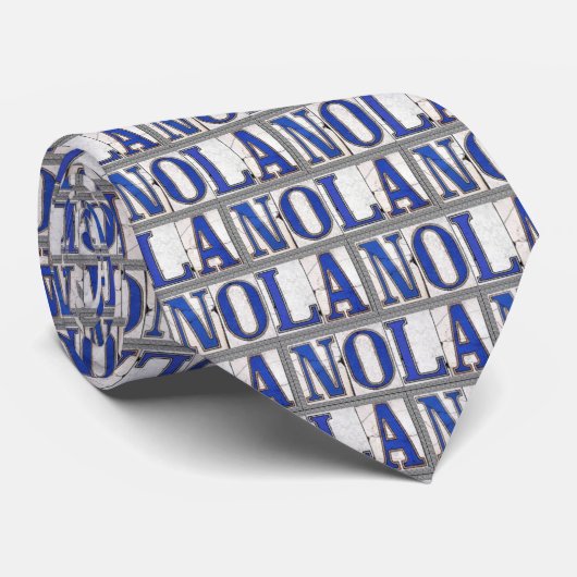 STROPDAS NOLA Street Tile (Opgerold)