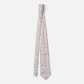 Stropdas Nosegay Pink Wedding Keepomwille (Achterkant)