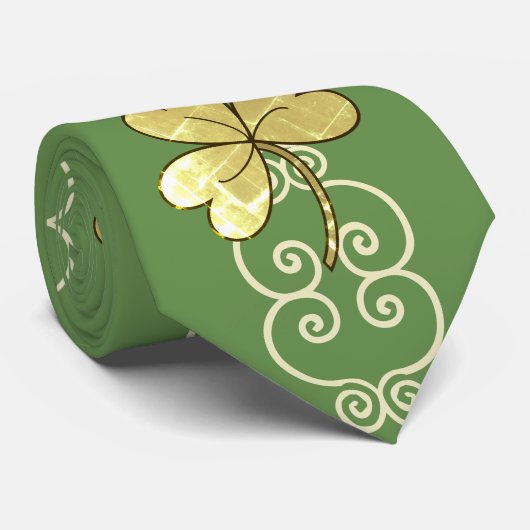 Stropdas nr. 2 van de Mannen van Scroll & Shamrock (Opgerold)