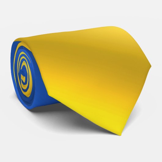 Stropdas Oekraïne - Vrijheid (Opgerold)