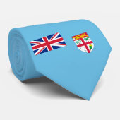 Stropdas onder de vlag van de Republiek Fiji (Opgerold)