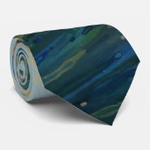 Stropdas onderwater oceaangolven door juul (Opgerold)