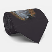 Stropdas oostelijke grijze eekhoorn - Sciurus caro (Opgerold)