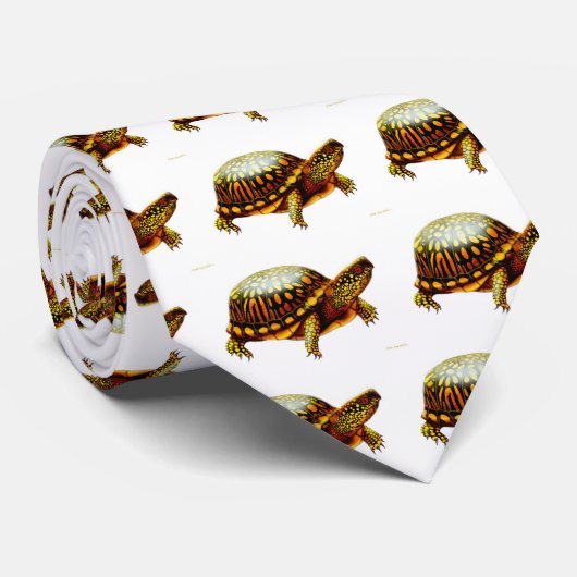 Stropdas oosterbox schildpad (Opgerold)