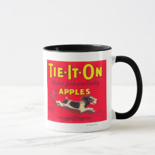 Stropdas op Apple Label (rood) - Tieton, WA Mok